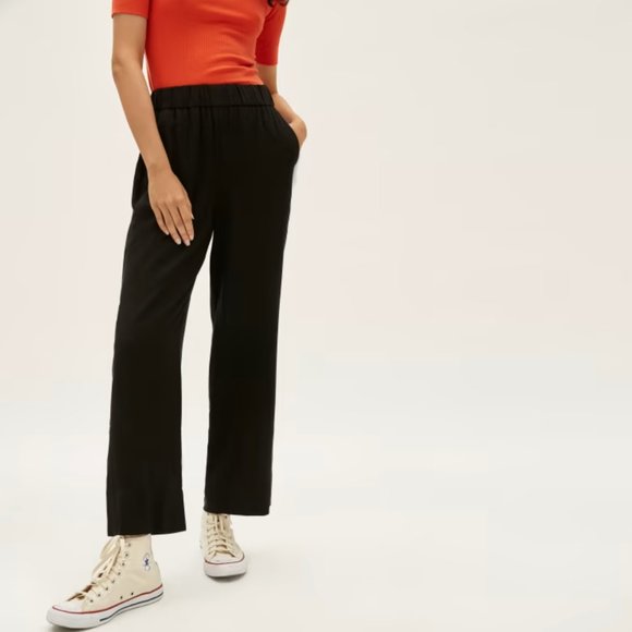 Everlane Pants - EVERLANE The Put-Together Easy Pant Black {SS27}